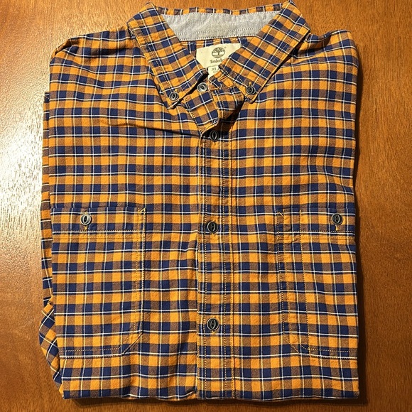 SOLD. 2 for 1! Bundle of Men’s Timberland Long Sleeve Plaid shirts - Picture 2 of 7